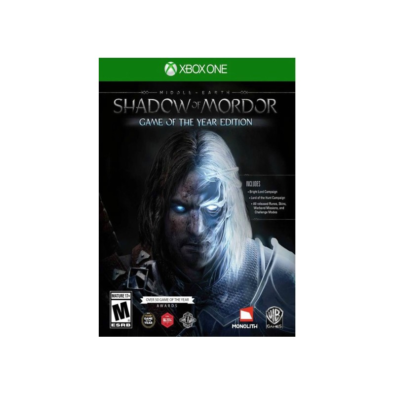 Middle Earth Shadow of Mordor Game of the Year Edition