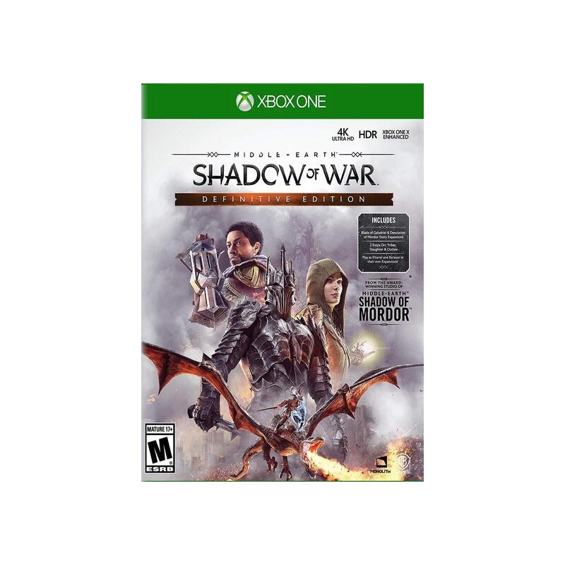 Middle Earth Shadow of War Definitive Edition (2 Discs)