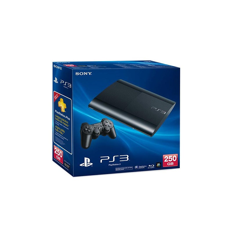 PS3 Consola 250GB Super Slim, Con Caja