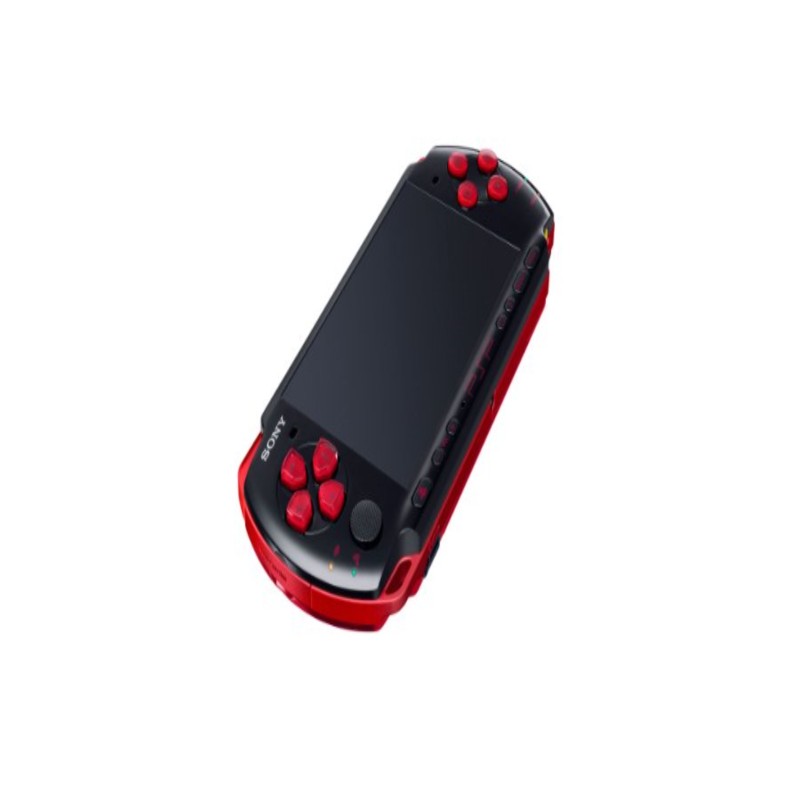 PSP Consola 3000 Limited Edition God of War Version Black and Red